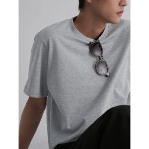 (225742EQB3) [에잇세컨즈] 세미 크롭 오버핏 티셔츠  그레이