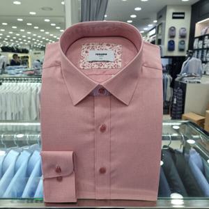 [레노마셔츠]팬슬 솔리드 스판 슬림핏 긴소매ROSSL1502PK_GN