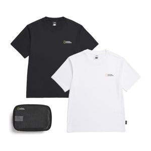 [내셔널지오그래픽 (행사)]유니 메이스 기능성 2 PACK 티셔츠 N255UPA010