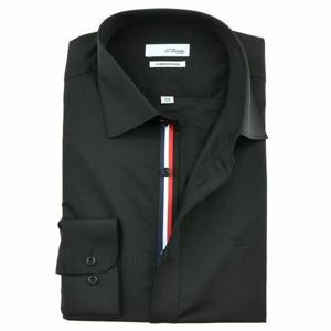 [듀퐁셔츠]  SE3FM22LS933SBK_커프스 뒷고대에 풀로고삼색