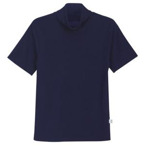 [모로엠]남성 활용성 좋은 목폴라 반팔 티셔츠 5C-TSH-Q037-네이