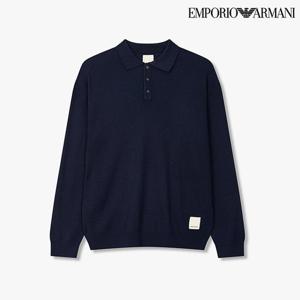 [엠포리오 아르마니]남성 리브드 레이온 블렌드 폴로 니트 A515328070 590000