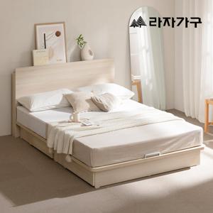 라자가구 레아 수납 침대 퀸 Q + 타이트탑