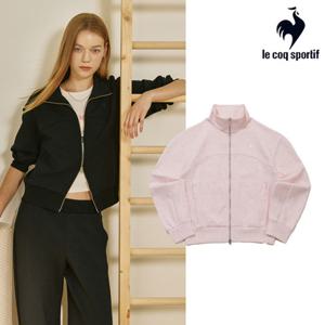 [르꼬끄] 여성 모달 더블텐션 루즈핏 하이넥 집업 QQ322OFT81_PMG