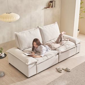 장인가구 하온 3인 전동 슬라이드 리클라이너 슬라이딩 모션 소파 베드