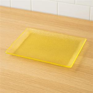 쟁반 트레이 샴페인 골드 쟁반 대형 36.4x28.5cm 투명펄 트레이 인테리어 식탁받침 주방소품