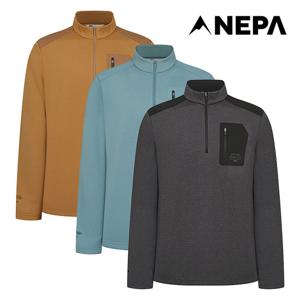 [택가129,000원] 네파 남성 마운틴 기모 집업티셔츠 7H75403