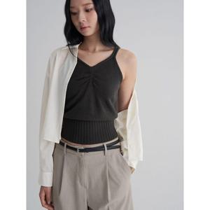 (355851LY54) [에잇세컨즈] 레이어드 니트 베스트  애쉬