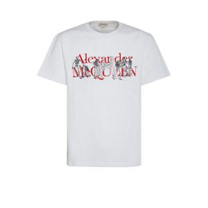 알렉산더 맥퀸 반팔 티셔츠 794605 QTABQ0908 White