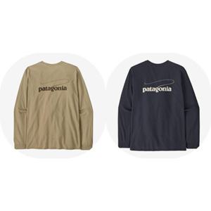 [파타고니아코리아] 37819Q7 멘즈 롱슬리브드 캐스팅 로고 리스판서빌리-티 Long-Sleeved Casting Logo PG