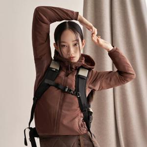 노스페이스 NJ3NR86B 여성 세미크롭 경량패딩 부베 숏 후디 자켓