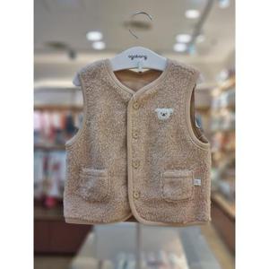 아가방 세이브존06 베이지 퓨리조끼 01S757J901