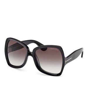 톰포드 렉탱귤러 블랙 프레임 선글라스 FT1222 6001B 01B 60