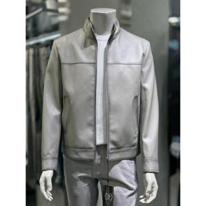 BASSO 세이브존01 비건 레더 차이나 카라 블루종 점퍼 2컬러 BSZ5-UA28A