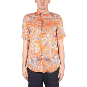 에트로 반팔 셔츠 1K916 47720750 ORANGE