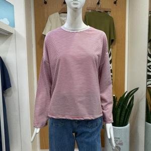 클리지 DP01 스트라이프 라운드 넥 티셔츠 CP6WTT01