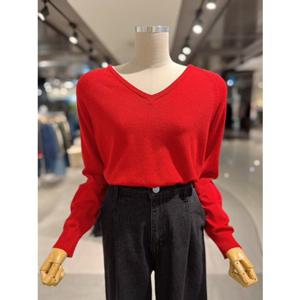 ab.fz 데일리 브이넥 루즈핏 긴팔 기본 니트 (ABXZ4QW32J) US