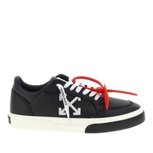 오프화이트 해머드 가죽 로우 벌칸라이즈 스니커즈 OMIA293C99L