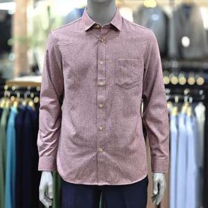 런던포그 세이브존04 기본애리 캐주얼 레드셔츠 LOWVA 41Z