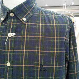 트레몰로 HC10 간절기 추동 체크 면남방 TRHNL5F8111