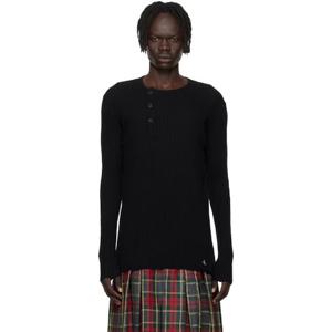 비비안웨스트우드 티셔츠 블랙 테간 스웨터 252314M201003