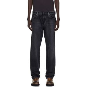 아크네 청바지 블랙 루즈 핏 1999 데님 진 252129M186010