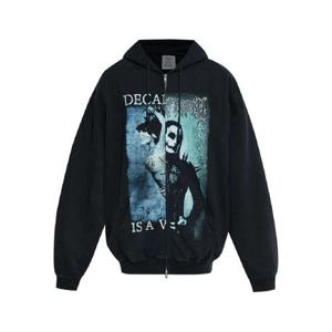 베트멍 그래픽 프린트 후드 집업 UCF76ZU950BB