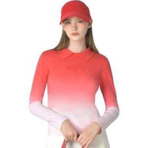 [헤지스골프] 핑크 여성 그라데이션 홑겹 니트HWSW5D713P1