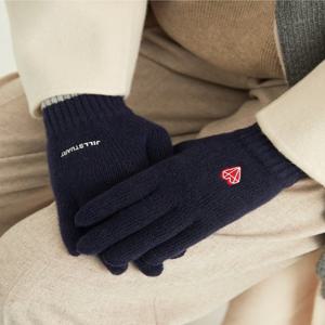 [질스튜어트] 네이비 쁘띠 라인배색 핑거홀 장갑 JAGV5F271N2
