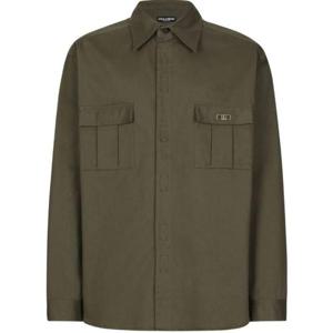 돌체앤가바나 긴팔 셔츠 G5JG8TFUFNKN3727 GRIGIO VERDE