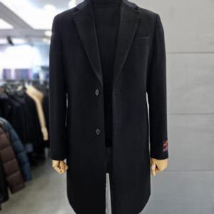 [바쏘]남자 블랙 울 캐시미어 체스터 코트 WSAFZ4CA01A