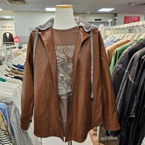 데스틸 HC35 PU오버핏후드레더JK D25 53JK02