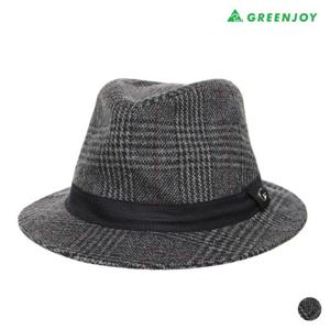 [그린조이]남성 체크 페도라  GF24WA81M3