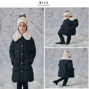 [빈]BZ64JP02NV 네이비 라인 롱다운 점퍼