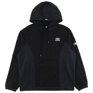 엄브로 HBL 하이브리드 니트 후드티셔츠 UQ321CHD97BLK