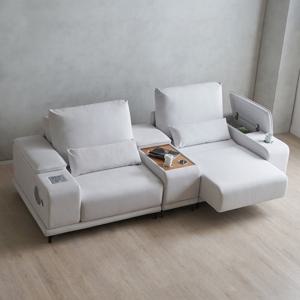 리드 제로월 전동 슬라이딩 3인용 쇼파 (콘솔박스 일반형 포함)