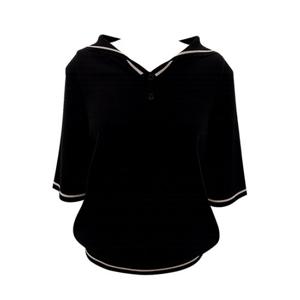 [레코브](25신상)라인배색 세일러 카라니트 LC31E4KN521X