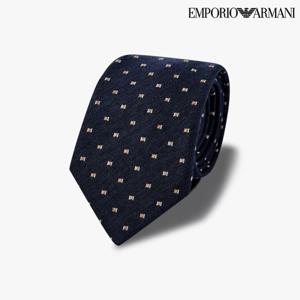 [엠포리오 아르마니]남성 스퀘어 패턴 실크 블렌드 타이 A515351010(330000)