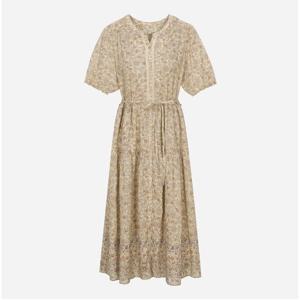 [써스데이아일랜드][여성]보더 플라워 풀오픈 원피스(T256MOP139W)