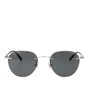 몽블랑 라운드 다크 틴트 메탈 선글라스 MB0428S 002