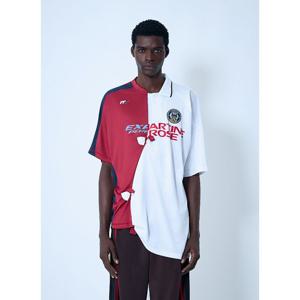 마틴로즈 로고 모티프 칼리지 풋볼 보우 티셔츠 189JT14053 WHT