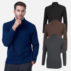 제로투히트 남성 고밀도 기모 반폴라 티셔츠(M6WT52)