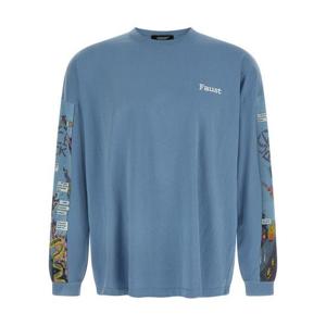 언더커버 긴팔 티셔츠 UC2E4814LIGHTBLUE Light Blue