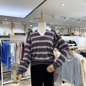 [에잇컨셉] 호프 카라 니트 C25J1FKT028