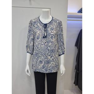 [벨리시앙]페이즐리 패턴 인견 블라우스 BL3314