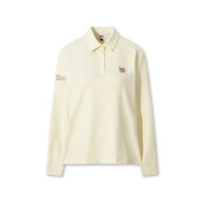 [왁]왁 우먼 윈터 에센셜 플리스 폴로 WWTBW25701YEL