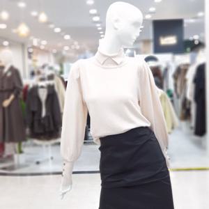 [ab.f.z]폴라 트임 버튼 보들 니트 FSPHZ4W61K