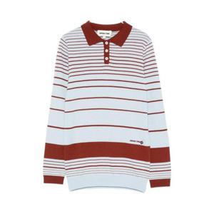 25 FW 슈슈 통 스트라이프 파인 니트 폴로 탑 MWDETO29EAK051 TP443577270