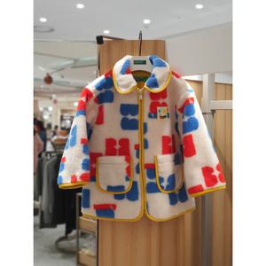 베네통키즈6자카드 퍼 코트 QACT05561 25W