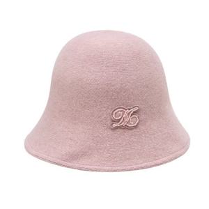 닥스골프 여성 핑크 니트 리본 보닛햇DNHE5F752P1